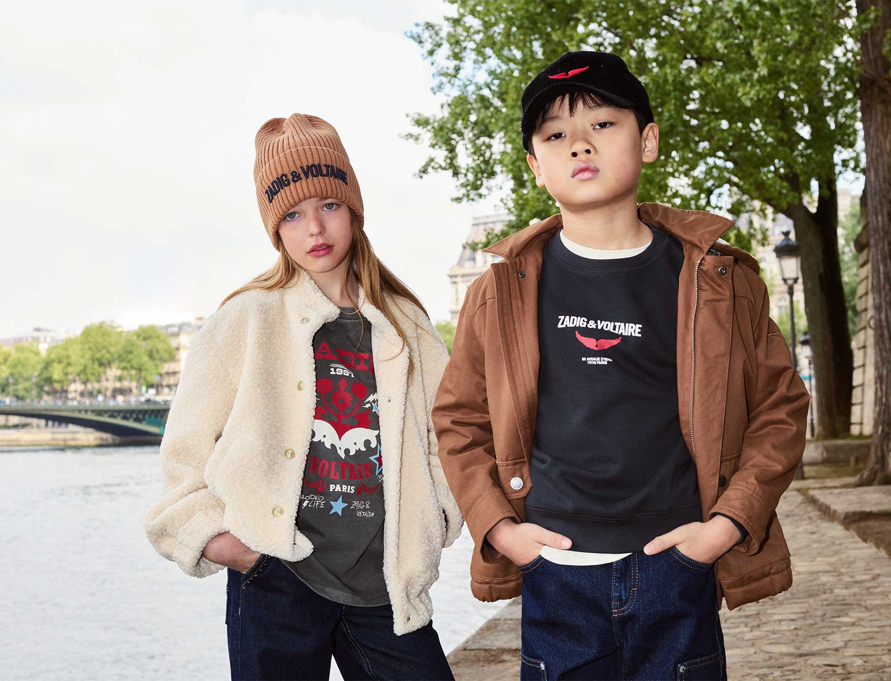 Zadig & Voltaire childrenswear on Kids around