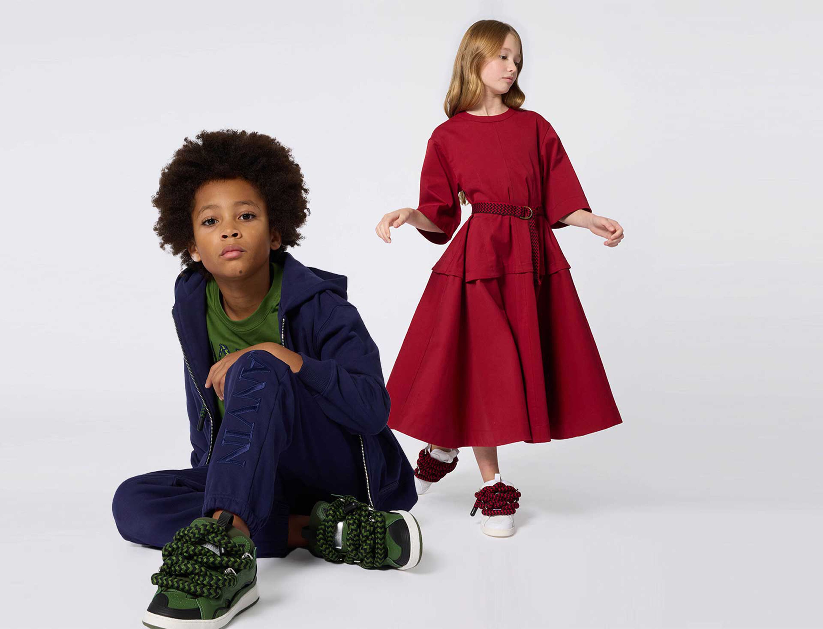 Lanvin brand on kids around