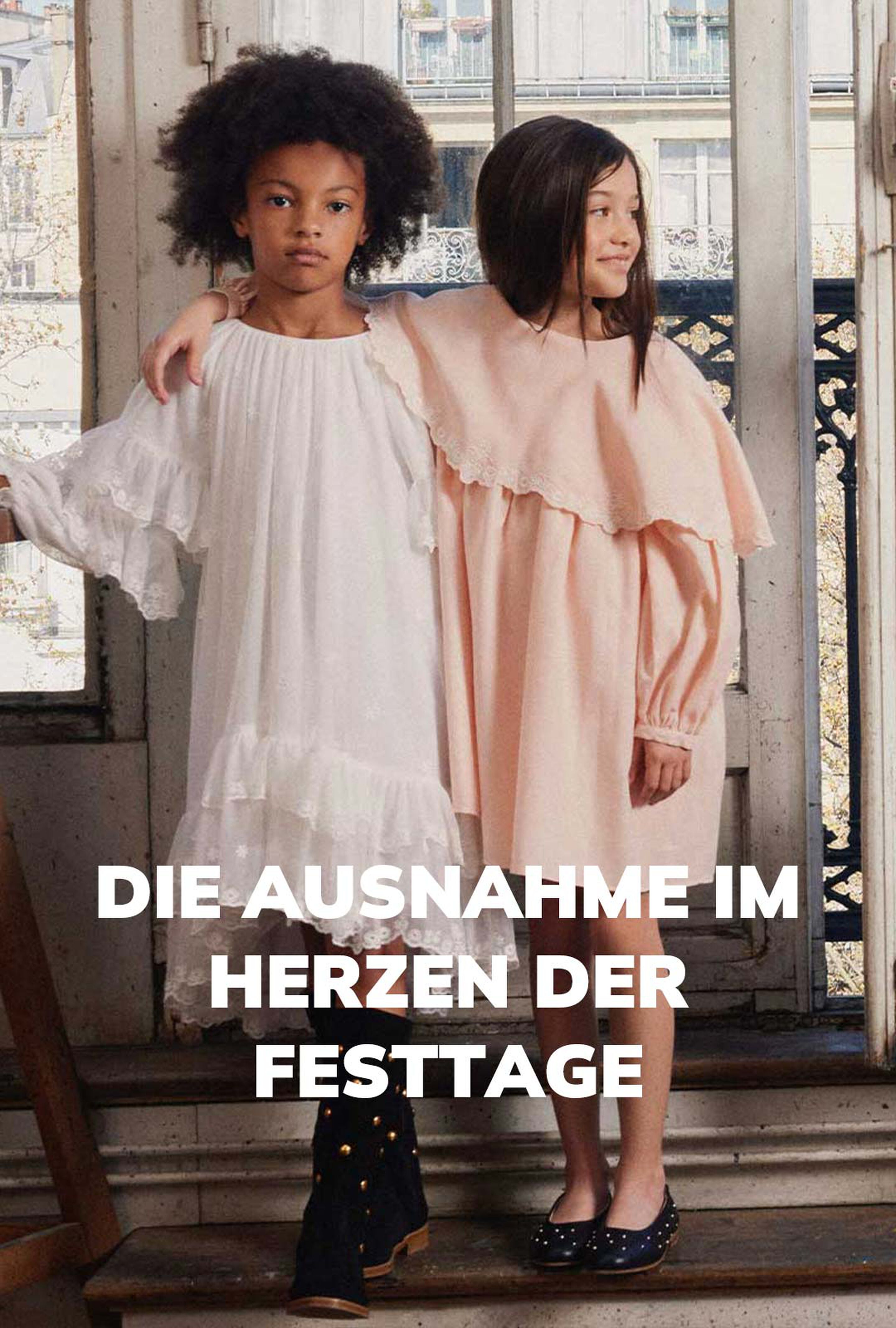 Kinderkleidung und -accessoires der Luxusmarken Chlo&eacute;, Givenchy und Lanvin bei Kids around