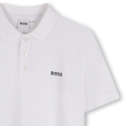 Baumwoll-Poloshirt mit Logo BOSS 
                    BOY