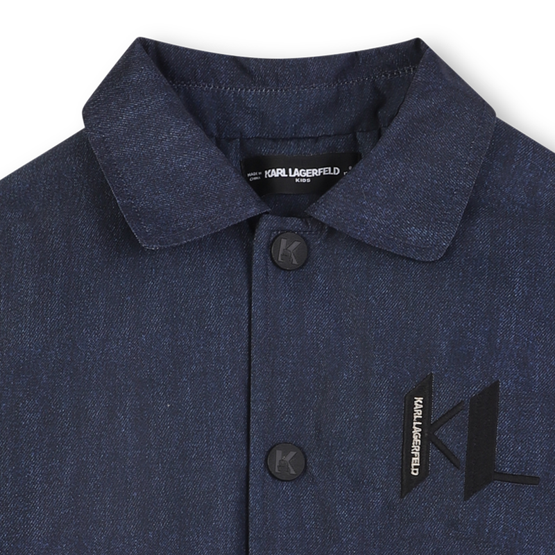 Bomberjacke aus Polyester KARL LAGERFELD KIDS 
                        BOY