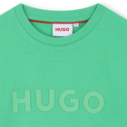 Kurzarm-T-Shirt aus Baumwolle HUGO 
                    BOY