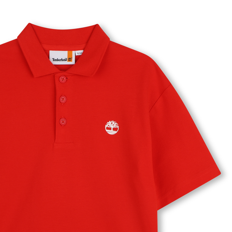 KURZ&Auml;RMELIGES POLOSHIRT MIT LOGO TIMBERLAND 
                        BOY