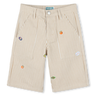 Gestreifte Bermudas mit Badges KENZO KIDS 
                    BOY