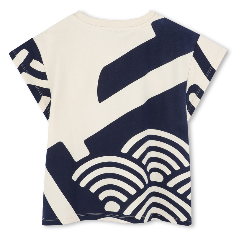 Bedrucktes Molton-T-Shirt KENZO KIDS 
                        GIRL