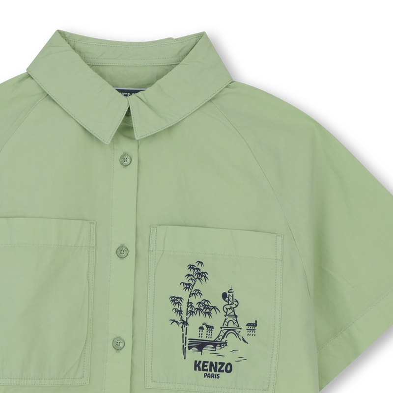 POPLIN HEMD KENZO KIDS 
                        GIRL