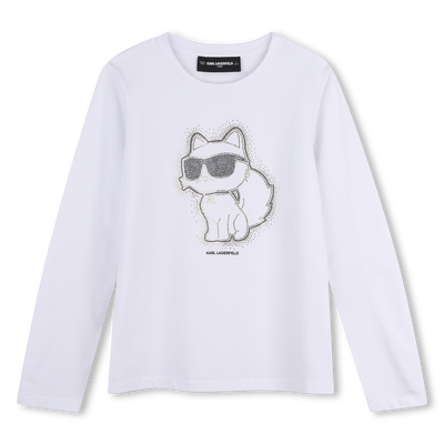 Langarmshirt KARL LAGERFELD KIDS GIRL