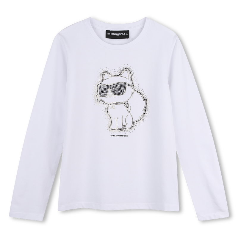 Langarmshirt KARL LAGERFELD KIDS 
                        GIRL