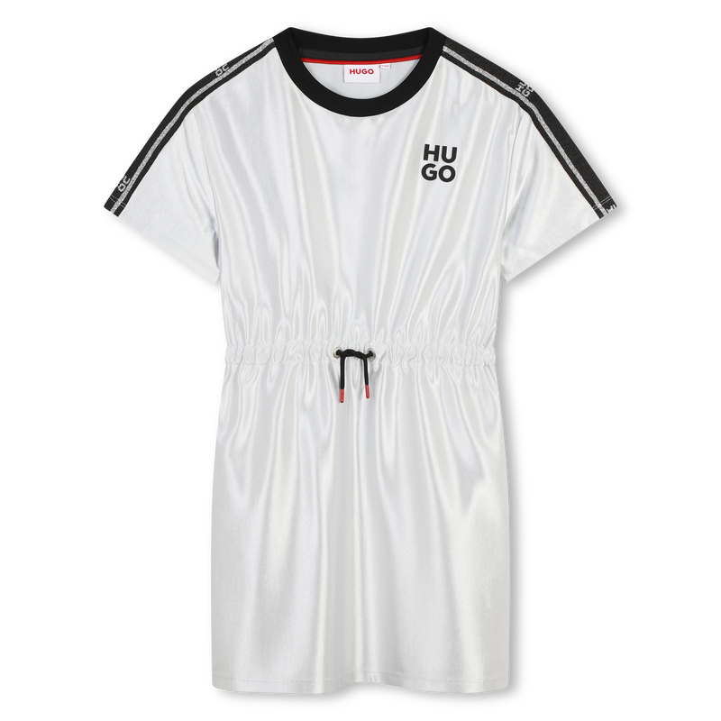 Kurzarmkleid aus Satin HUGO 
                        GIRL