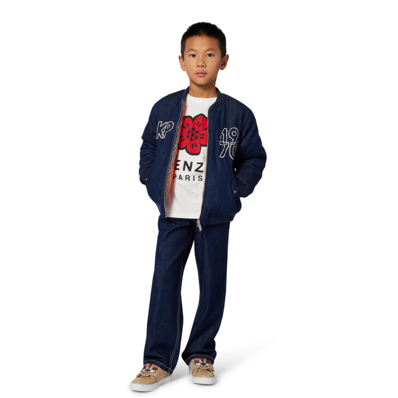 Sneaker aus Rindsleder KENZO KIDS 
                        UNISEX