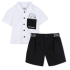 Sebmle shirt und shorts KARL LAGERFELD KIDS 
                    BOY