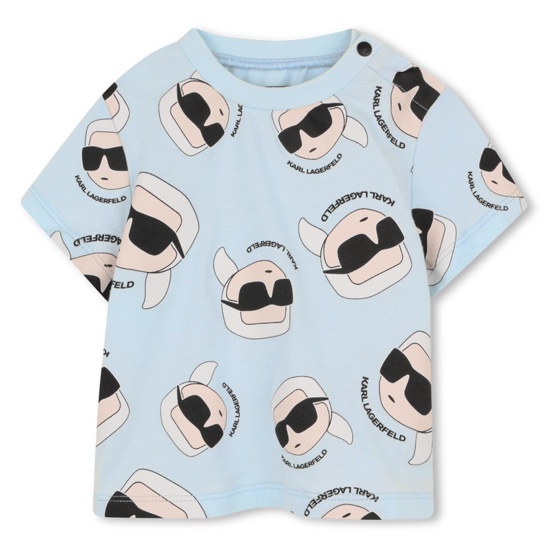 SET AUS T-SHIRT UND SHORTS KARL LAGERFELD KIDS 
                        BOY