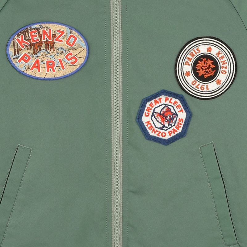 Zipper-Jacke mit Raglan&auml;rmeln KENZO KIDS 
                        UNISEX