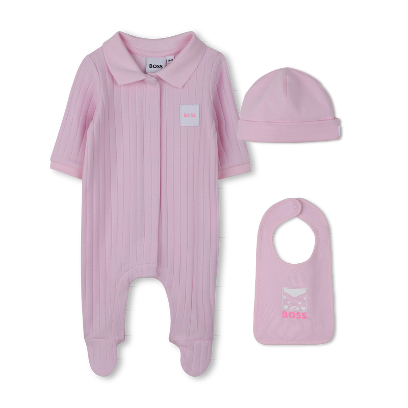 PYJAMA-SET + LATZ + M&Uuml;TZE BOSS 
                        GIRL