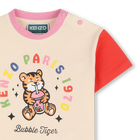 T-shirt mit gl&auml;nzendem print KENZO KIDS 
                    GIRL