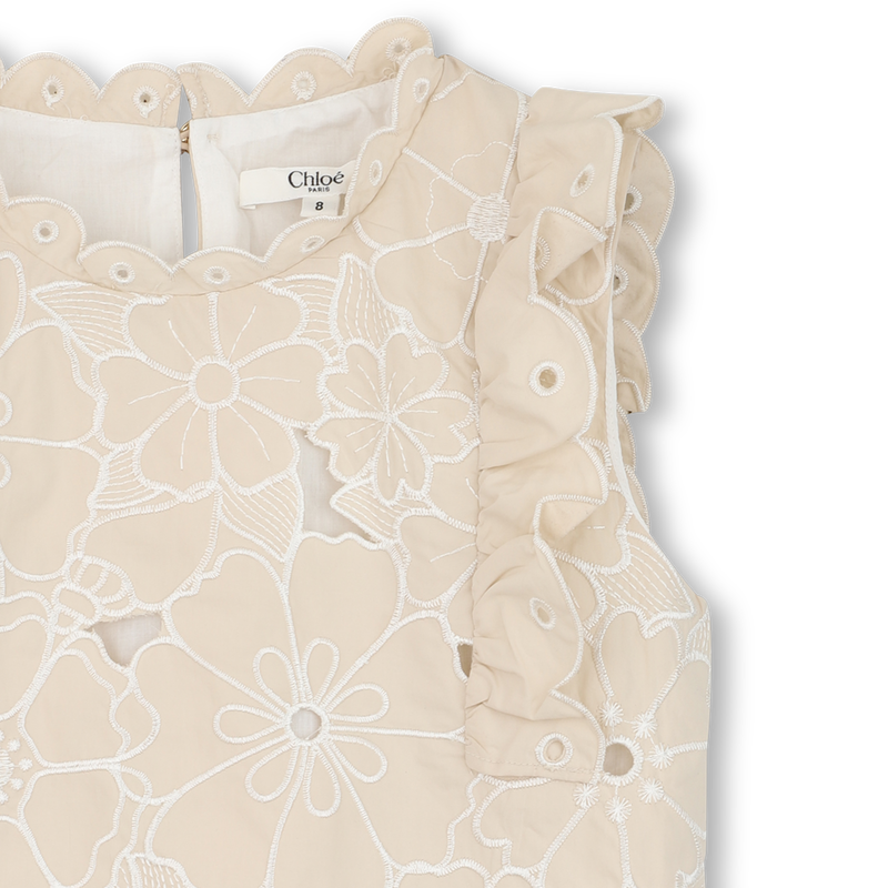 T-SHIRT MIT BLUMENSTICKEREI CHLOE 
                        GIRL