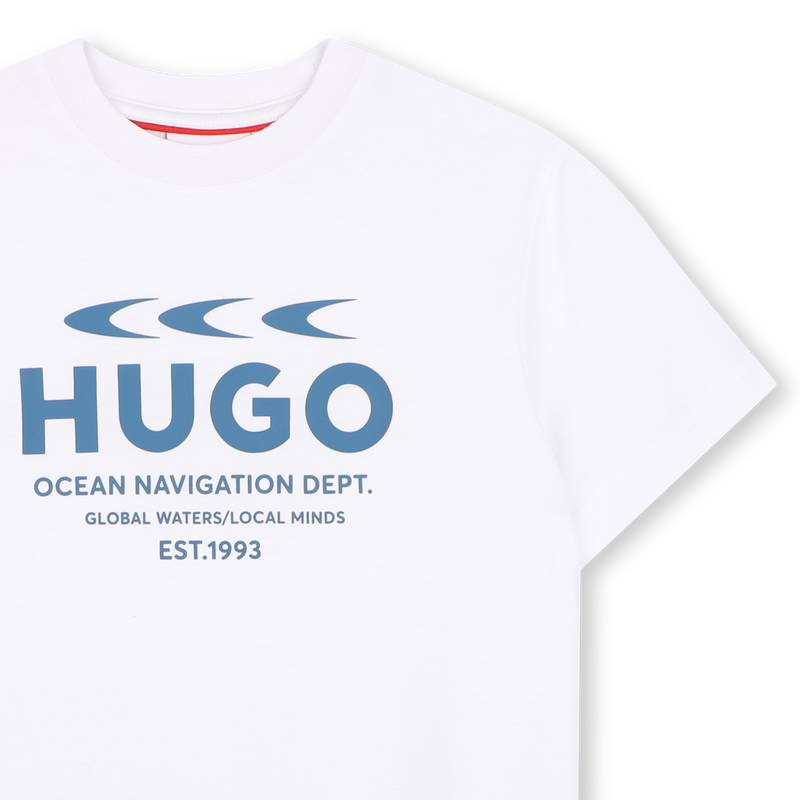 T-Shirt mit kurzen &Auml;rmeln HUGO 
                        BOY
