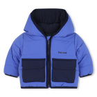Wasserabweisende Daunenjacke mit Kapuze, LAVENDEL, hi-res