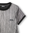 Kurz&auml;rmeliges Plissee-Kleid DKNY 
                    GIRL