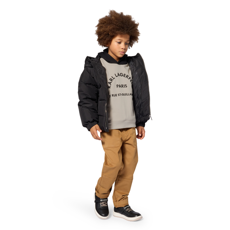 Steppjacke mit Kapuze KARL LAGERFELD KIDS 
                        BOY