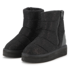 Paillettenbesetzte Stiefelette aus Textil KARL LAGERFELD KIDS 
                    GIRL