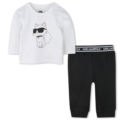 Set mit T-Shirt und Leggings KARL LAGERFELD KIDS GIRL