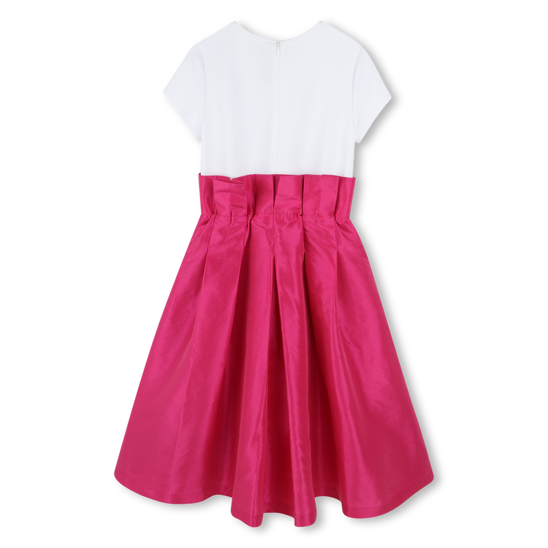 Elegantes Kleid aus Seidentaft KARL LAGERFELD KIDS 
                        GIRL
