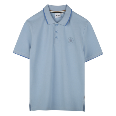 Gerades Baumwoll-Poloshirt BOSS BOY