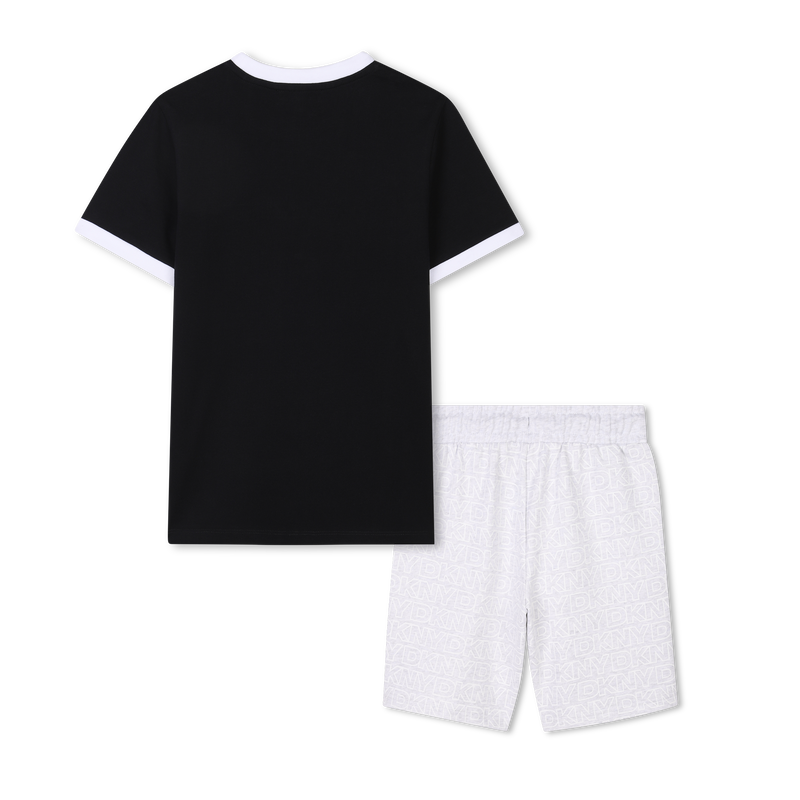 Set mit T-Shirt und Bermudas DKNY 
                        BOY