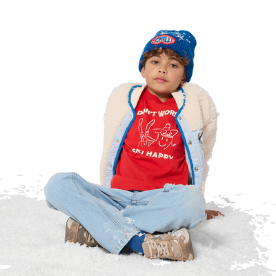 T-Shirt mit kurzen &Auml;rmeln KIDS AROUND BOY