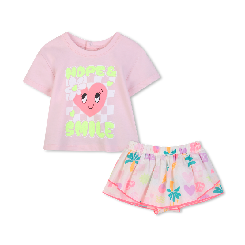 T-SHIRT + SHORTS SET BILLIEBLUSH 
                        GIRL