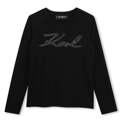 Langarm-T-Shirt KARL LAGERFELD KIDS GIRL