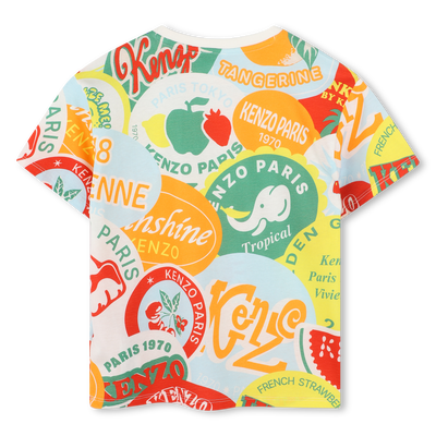 Kurz&auml;rmliges Baumwoll-Shirt KENZO KIDS BOY