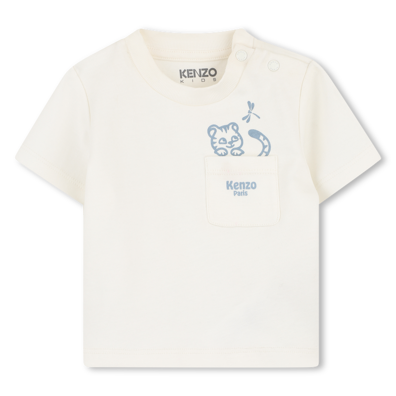 SET AUS T-SHIRT UND OVERALL KENZO KIDS 
                        BOY