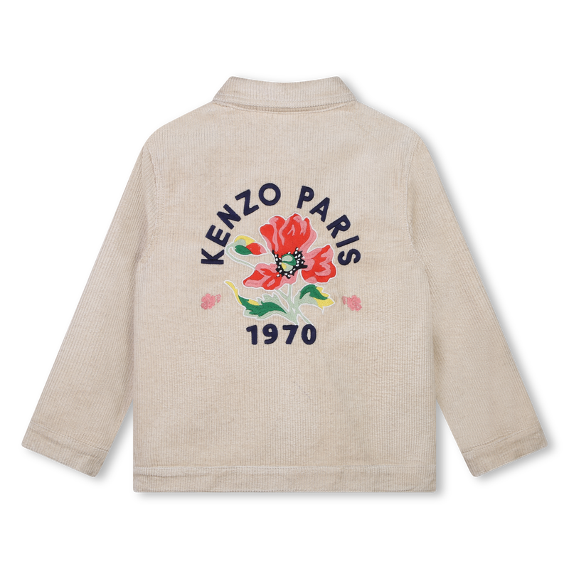 Cord-Jacke mit Druckknöpfen KENZO KIDS 
                        GIRL