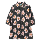 Langes Kleid mit Puff&auml;rmeln KENZO KIDS 
                    GIRL