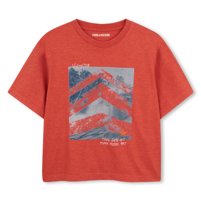 KURZ&Auml;RMELIGES T-SHIRT ZADIG & VOLTAIRE BOY