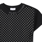 Baumwoll-T-Shirt mit Strass MARC JACOBS 
                    GIRL