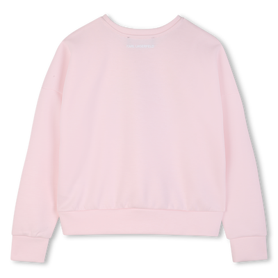 BEDRUCKTES MAXI-SWEATSHIRT KARL LAGERFELD KIDS GIRL