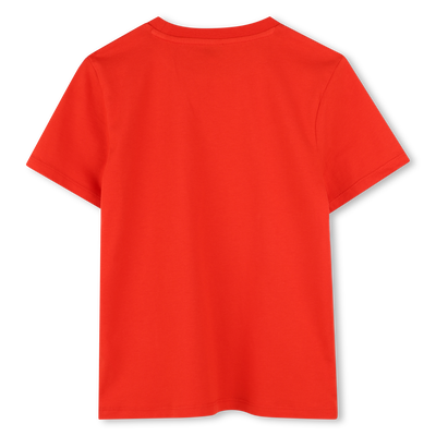 Kurz&auml;rmliges Baumwoll-T-Shirt KENZO KIDS BOY