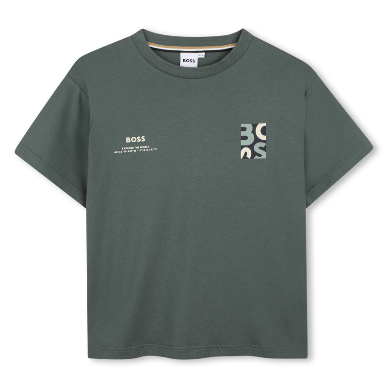 KURZ&Auml;RMELIGES T-SHIRT BOSS 
                        BOY