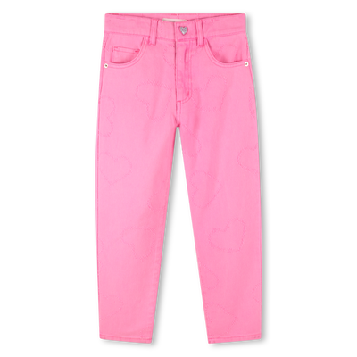 Hose aus Twill mit Herzen BILLIEBLUSH GIRL