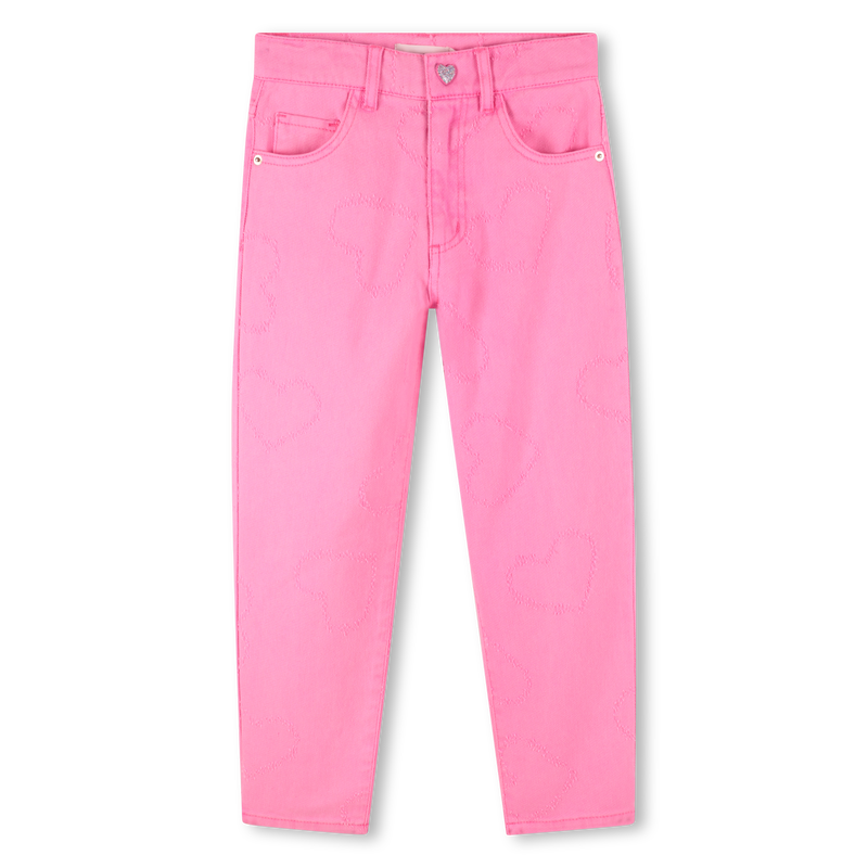 Hose aus Twill mit Herzen BILLIEBLUSH 
                        GIRL