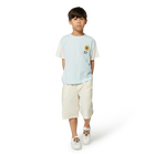 Einfarbige Baumwoll-Bermudas KENZO KIDS 
                    BOY