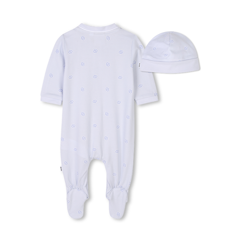 Pyjama und M&uuml;tze mit Druck BOSS 
                        BOY