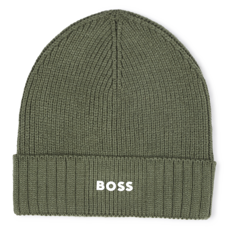 Strickm&uuml;tze mit Logo BOSS 
                        BOY