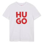 T-Shirt mit kurzen &Auml;rmeln, WEISS, hi-res