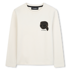 Langarm-T-Shirt KARL LAGERFELD KIDS 
                    BOY