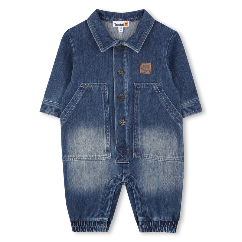 Jumpsuit aus Stretch-Strick aus Denim TIMBERLAND 
                        BOY