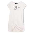 Kurz&auml;rmeliges kleid KARL LAGERFELD KIDS 
                    GIRL